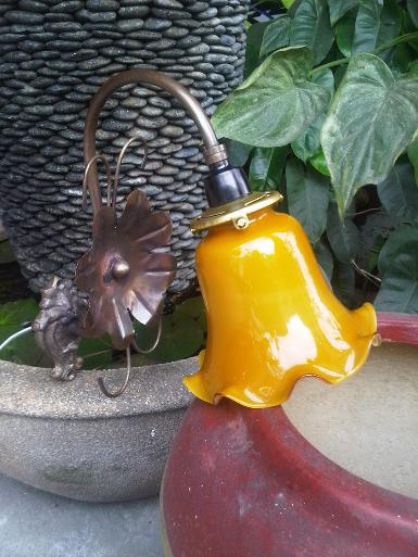 Wall lamp Code WLN003A material : brass with glass Wall lamp Code WLN003A material : brass with glass