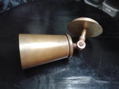 Brass down light code BDL001 size base 10 cm shade H 14 x 9 cm. Brass down light code BDL001 size base 10 cm shade H 14 x 9 cm.