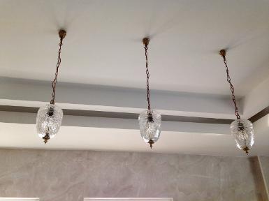 Hanging Lamp Code HG100AI long 100 cm.cut glass 17 x 23 cm. Hanging Lamp Code HG100AI long 100 cm.cut glass 17 x 23 cm.