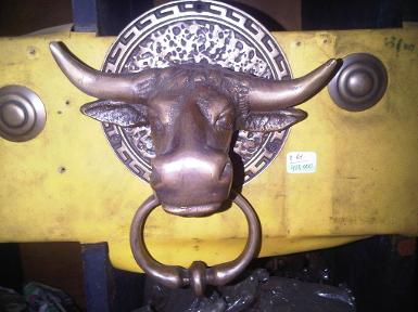 Brass door handle Code P.buffalo Brass door handle Code P.buffalo