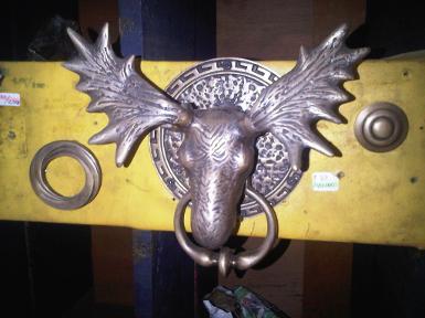 Brass door handle code P.deer Brass door handle code P.deer