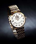 Stainless Steel Gold Watch บางพิเศษ