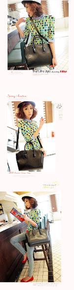 หมดค่ะ กระเป๋าMaomao แบรนด์ดังไตล์เกาหลี รุ่น  M03-003 สีดำ หรูมาก ถือ คล้องแขน สะพายได้ค่ะ