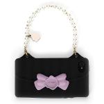เคส iPhone4/4s Candies Matelasse with Pearl Black