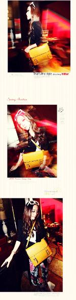 หมดค่ะ กระเป๋า Maomao รุ่น m06-110  สีเหลือง สวย เก๋ สามารถในเอกสารได้ ใช้ถือ คล้องแขน และมีสายสะพาย
