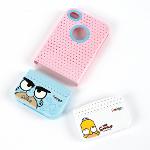 เคส iPhone 4/4s Magic-Cap Light Pink (Blue&White Cap)