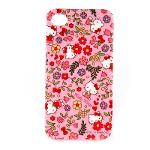 เคส iPhone4/4s Gourmandise Kitty Flower Pink