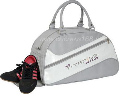 กระเป๋ากีฬาสีเทา-ขาว CLICK 0411