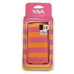 เคส iPhone4/4s viva Alegria Stripey Pink-Orange