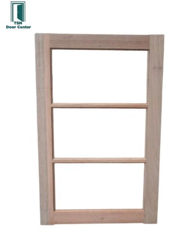 หน้าต่างไม้เต็งแดง กระจก3ช่องตรงขนาด 70x110ซม ด้วยแบบที่ทันสมัยทำให้เข้าได้กับบ้านทุกหลังในประเทศไทย