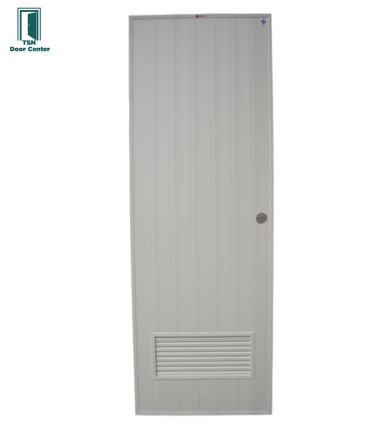 ประตูpvc เกล็ดล่างเกรด มอก.ขนาด 70x180ซม.มีทั้งสีเทาและสีครีม