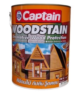 สีย้อมไม้กัปตัน ขนาด 3.785ลิตร ใช้ได้ทั้งภายในและภายนอก สามารถใช้น้ำมันสนผสมได้ สีย้อมไม้กัปตัน ขนาด 3.785ลิตร ใช้ได้ทั้งภายในและภายนอก สามารถใช้น้ำมันสนผสมได้