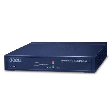 PLANET VC-234G 4-Port Ethernet over VDSL2 Bridge (Profile 30a)