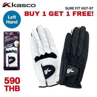 รหัสสินค้า KGT-07 NEW> KASCO GOLVER SURE FIT ถุงมือรุ่นใหม่ยึดเกาะแน่นกว่าเดิม ! มือซ้าย ผลิตภัณฑ