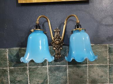 Brass Wall Lamp Item Code WL2RB size wide 34 cm.base 178 mm x 80 mm. Brass Wall Lamp Item Code WL2RB size wide 34 cm.base 178 mm x 80 mm.