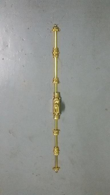 Brass Door Lock Item Code W.064ID size long 300 cm. wide 37 mm. Brass Door Lock Item Code W.064ID size long 300 cm. wide 37 mm.