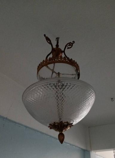 Moroco Lamp cut glass with brass Item Code MRC40I size Dimeter 400 mm long 400 mm. Moroco Lamp cut glass with brass Item Code MRC40I size Dimeter 400 mm long 400 mm.