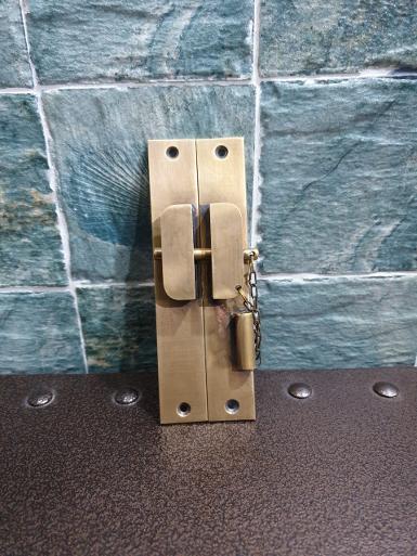 Brass door lock Item Code Q031AH size plate 25 mm long 150 mm.of side Brass door lock Item Code Q031AH size plate 25 mm long 150 mm.of side