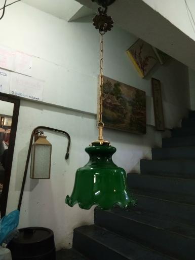 ฺBrass hanging lamp with glass Item Code HGL18BB size long 1000 mm.include chain. ฺBrass hanging lamp with glass Item Code HGL18BB size long 1000 mm.include chain.