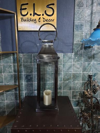 Lantern brass lamp bevel glass Item Code MCRL63E size base 20 x 20 cm.high 62 cm. body Lantern brass lamp bevel glass Item Code MCRL63E size base 20 x 20 cm.high 62 cm. body