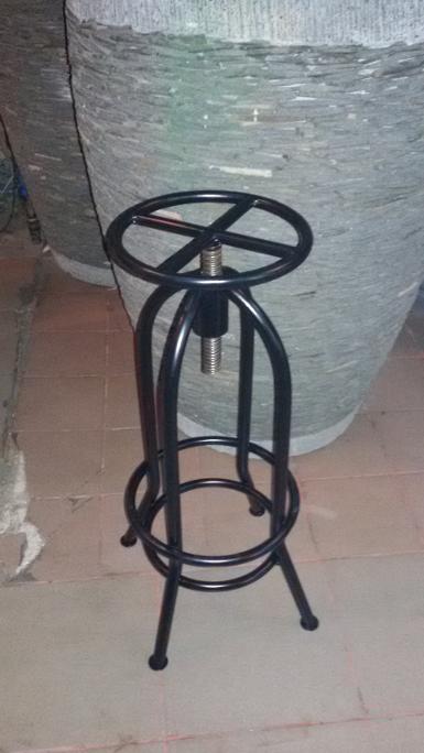 IRON CHAIR Code IRC008A size top 25.5 cm.high 64-74 cm. IRON CHAIR Code IRC008A size top 25.5 cm.high 64-74 cm.