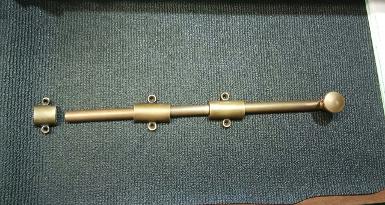 Brass door lock Item Code W.009S size long 300 mm. Brass door lock Item Code W.009S size long 300 mm.