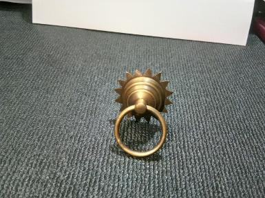 Brass pull handle Item Code P.050 size wide 51 mm. ring 39 mm. thickness 3 mm. Brass pull handle Item Code P.050 size wide 51 mm. ring 39 mm. thickness 3 mm.