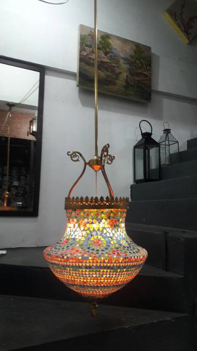Morocco hanging lamp Item code LTL19 size wide 40 cm.high include stick 150 cm. Morocco hanging lamp Item code LTL19 size wide 40 cm.high include stick 150 cm.