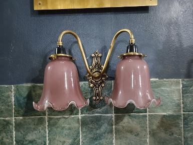 Brass Wall Lamp Item Code WL2RBP size wide 34 cm.base 178 mm x 80 mm. Brass Wall Lamp Item Code WL2RBP size wide 34 cm.base 178 mm x 80 mm.