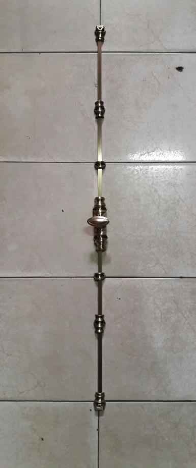 Brass knob item code W064IN size long 3 m. Stick 9 mm.Thick 5 mm. Long 150 cm per each Brass knob item code W064IN size long 3 m. Stick 9 mm.Thick 5 mm. Long 150 cm per each